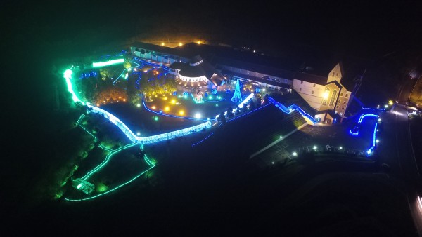 タオル美術館 イルミネーション タオル美術館 イルミネーション