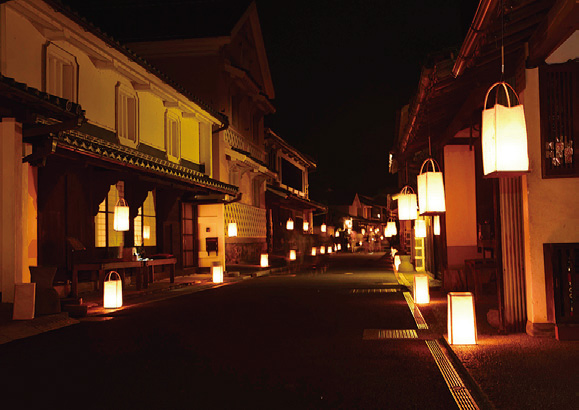 八日市町並観月 八日市町並観月