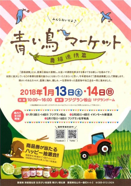 青い鳥マーケット ~農福連携篇~ 青い鳥マーケット ~農福連携篇~
