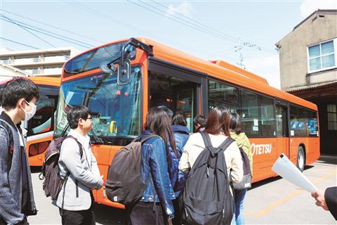伊予鉄バス・タクシー 職場体験会 伊予鉄バス・タクシー 職場体験会
