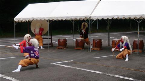 石鎚天狗太鼓演奏会 石鎚天狗太鼓演奏会