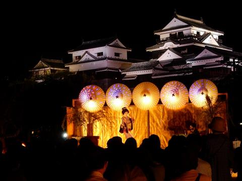 月のおもてなしin松山城 月のおもてなしin松山城