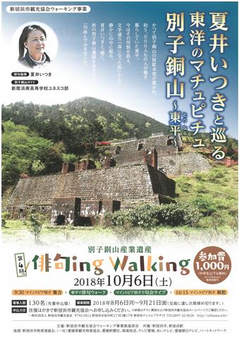 夏井いつきと巡る別子銅山産業遺産 第4回俳句ing Walking 夏井いつきと巡る別子銅山産業遺産 第4回俳句ing Walking