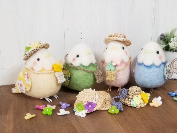 羊毛フェルトでおさんぽ小鳥 羊毛フェルトでおさんぽ小鳥