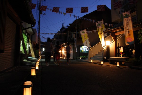 岩松行燈回廊(つしま夏まつり前夜祭)&ちょうちん行列 岩松行燈回廊(つしま夏まつり前夜祭)&ちょうちん行列