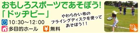 おもしろスポーツであそぼう!「ドッヂビー」 おもしろスポーツであそぼう!「ドッヂビー」