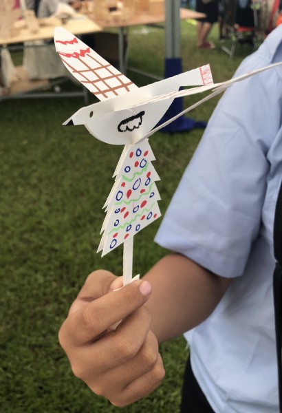 ペーパーからくり『羽ばたく鳥』を作ろう! ペーパーからくり『羽ばたく鳥』を作ろう!