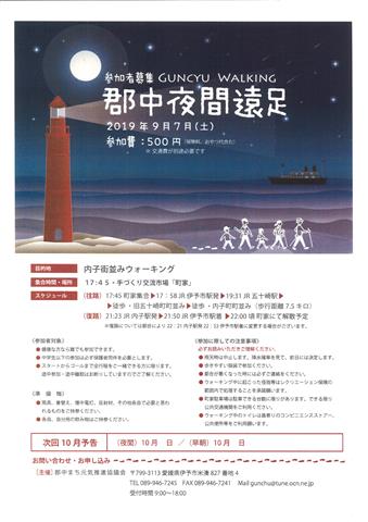 郡中夜間遠足(ナイトウォーク) 郡中夜間遠足(ナイトウォーク)