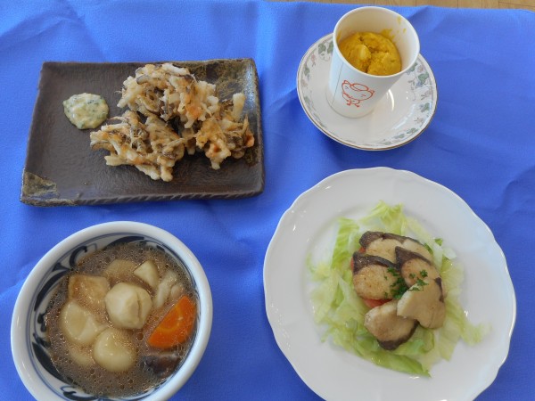 11月の講師料理講座「秋の味覚を楽しむお惣菜」inヨンデンプラザ松山