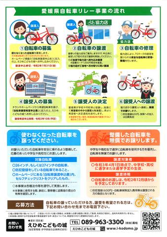 令和2年度 愛媛県 自転車リレー事業
