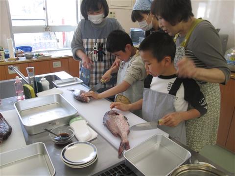 親子魚料理教室