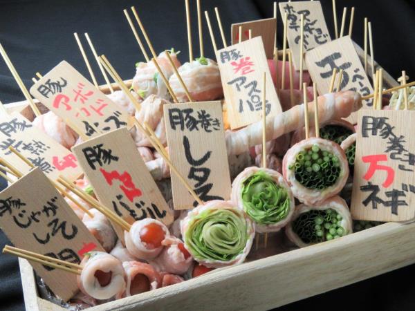 博多野菜肉巻き串 ナッツフォードテラス 博多野菜肉巻き串 ナッツフォードテラス