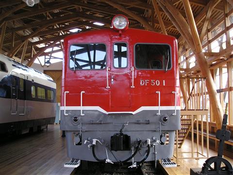 DF50形ディーゼル機関車 エンジンルーム公開