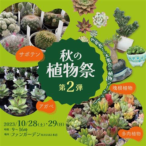 【植物好き必見！】秋の植物祭＜第二弾＞