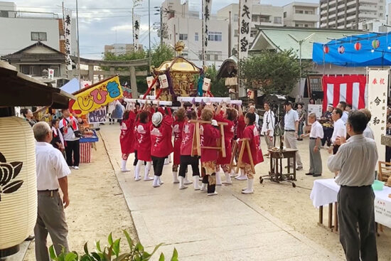 井手神社 天神祭り