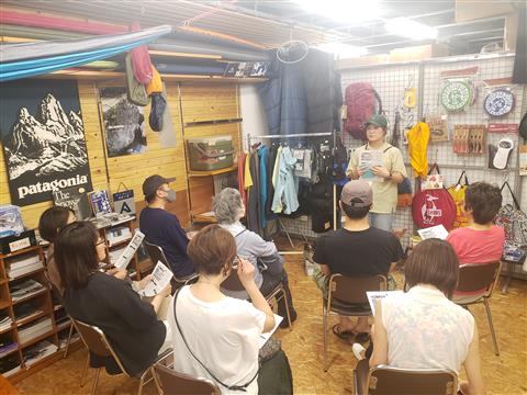 登山専門店のベテランスタッフがご案内する誰でもやさしい登山説明会