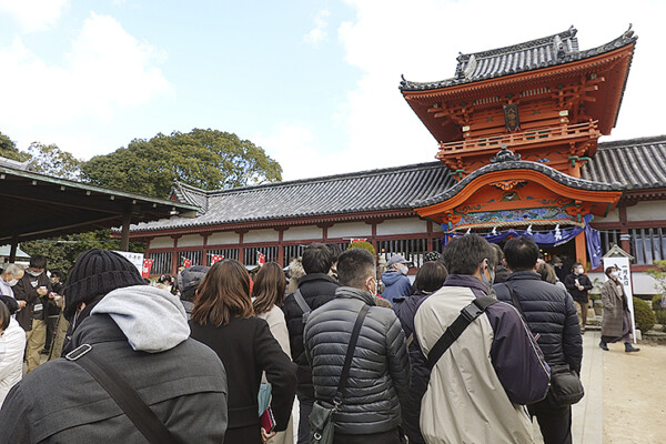 伊佐爾波神社 2025初詣