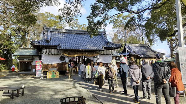 高忍日賣神社 初詣