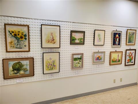 愛彩会 高齢者大学校同窓会水彩画 展覧会