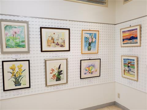 愛彩会 高齢者大学校同窓会水彩画 展覧会