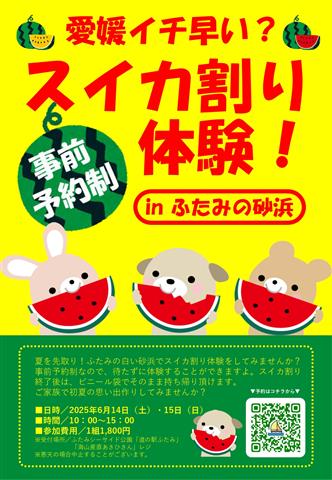 ビーチでスイカ割り体験【事前予約制】