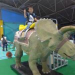 夏休み特別イベント「トリケラトプスに乗ろう！」