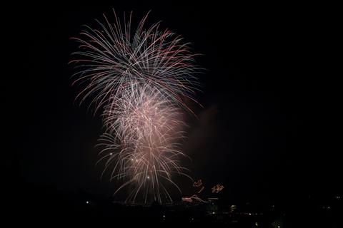 寺村山の神火祭り