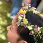 夏の終わりの花かんむりワークショップ