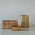 タケカンムリの竹カゴ展