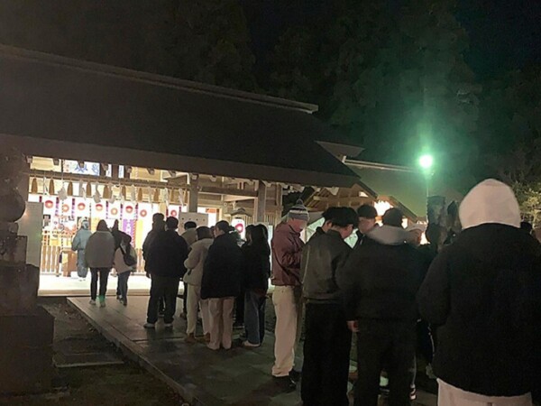 大洲神社 初詣