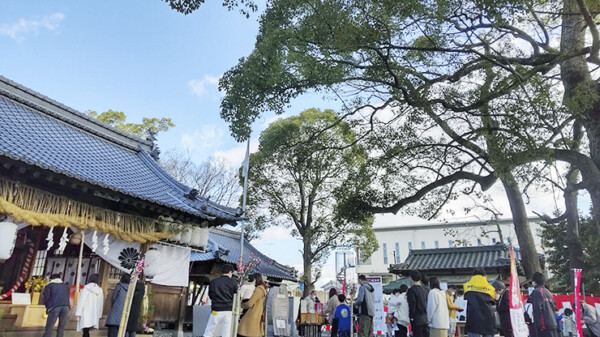 高忍日賣神社 初詣