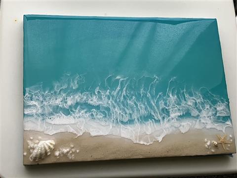 波レジンアート