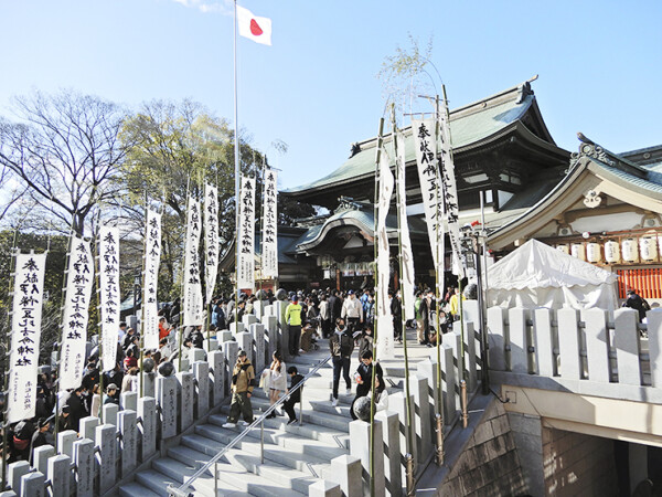 伊豫豆比古命神社(椿神社)初詣(歳旦祭)
